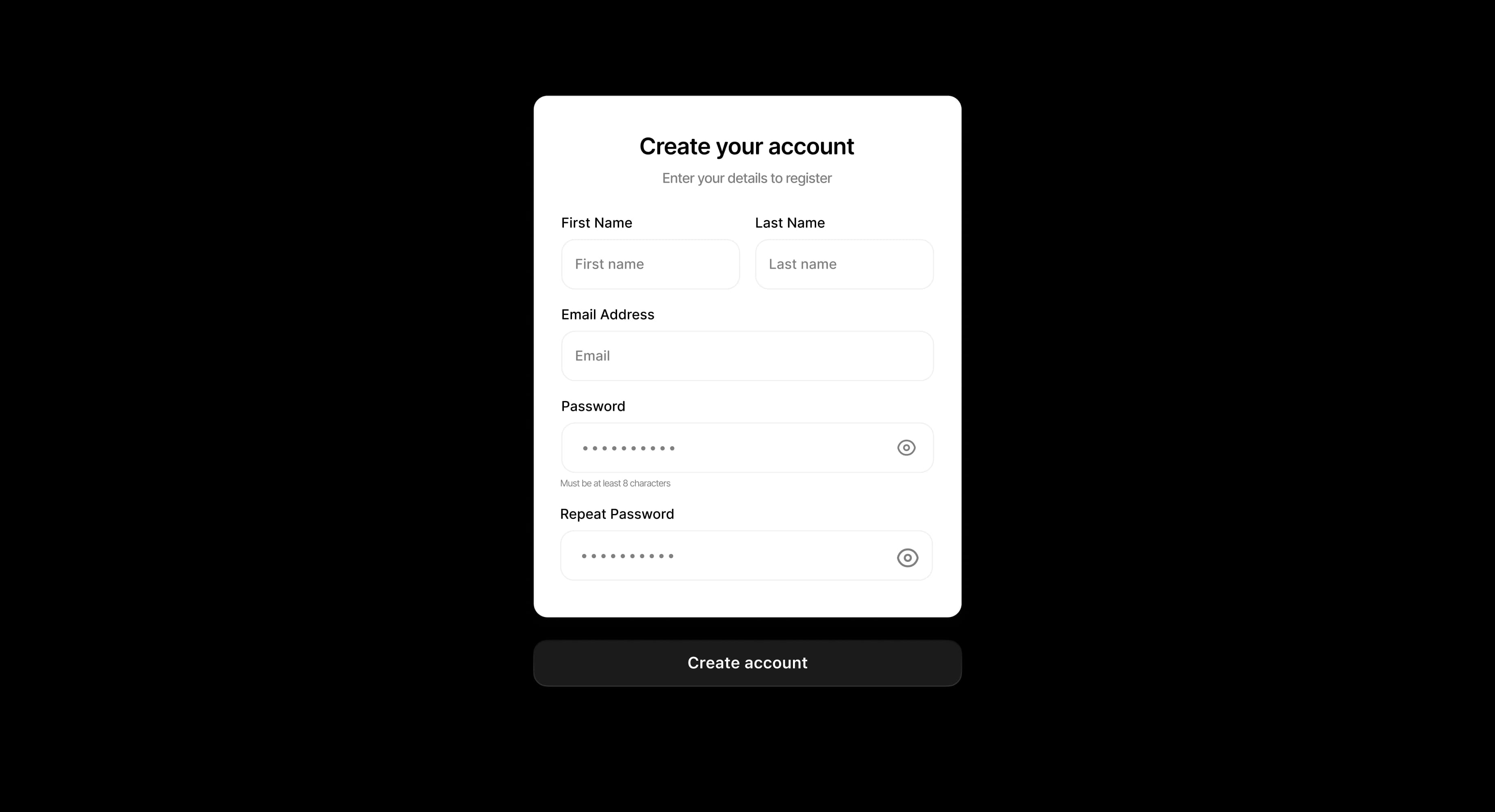 Login Modal