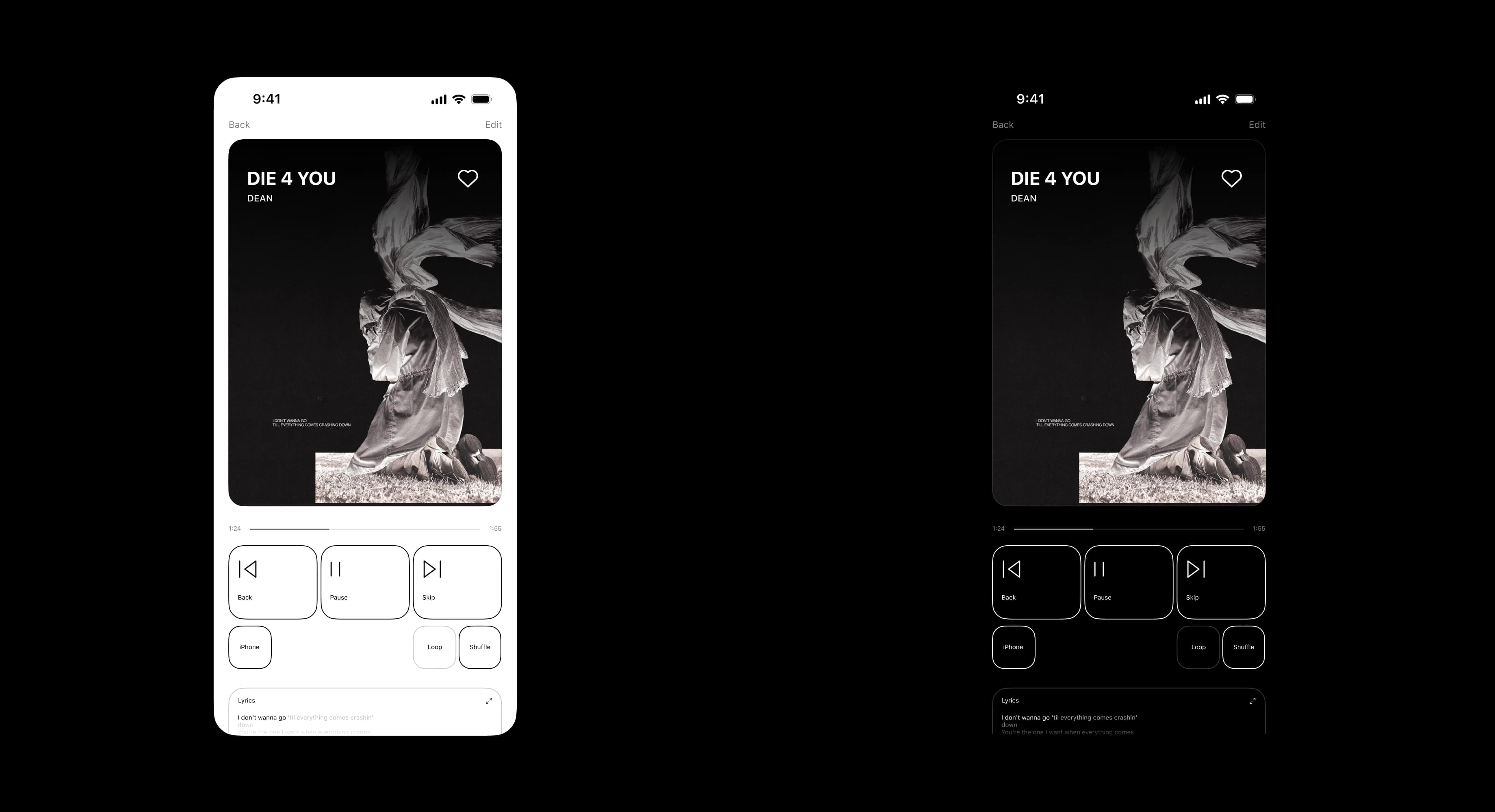 Minimal Music Player